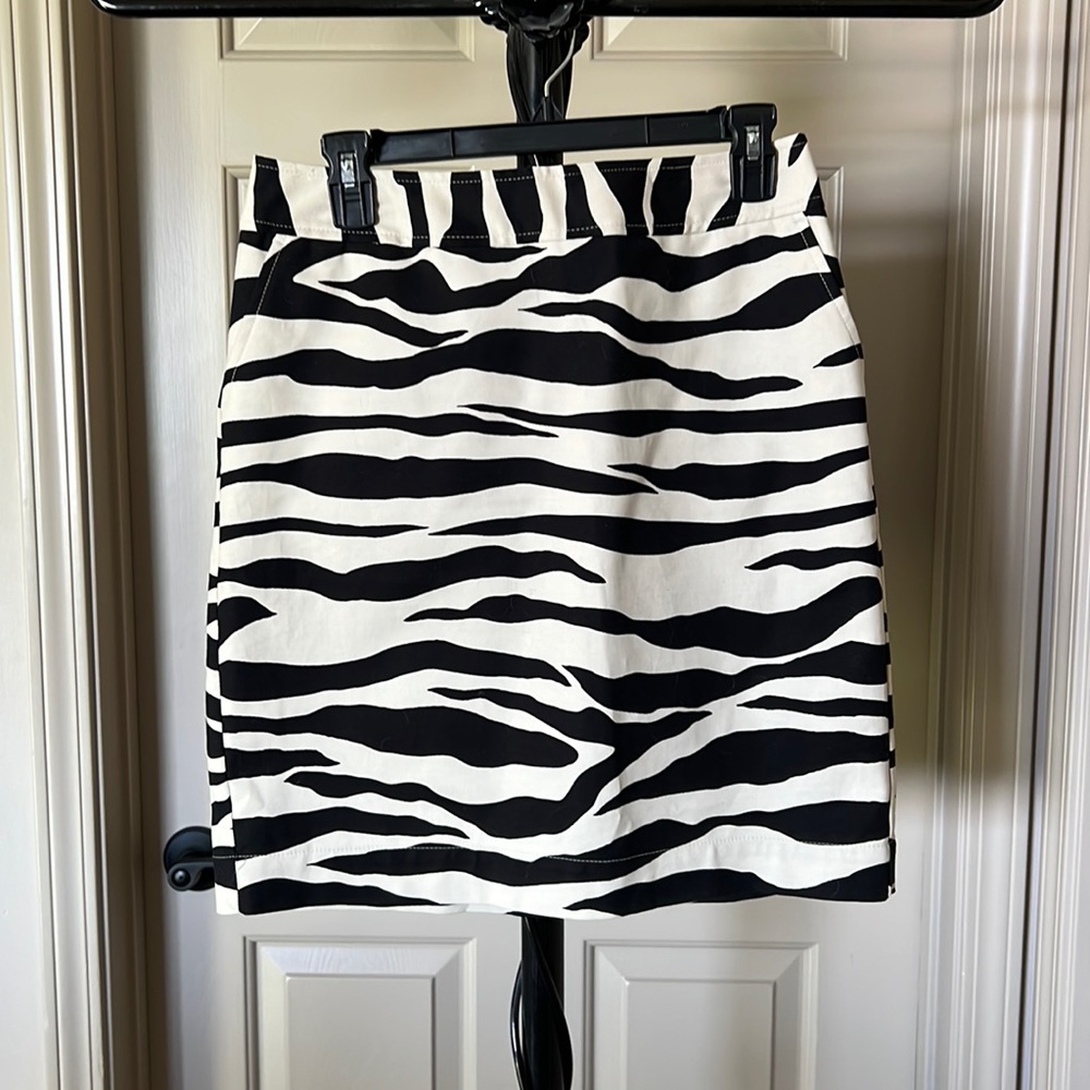 Animal print skirt